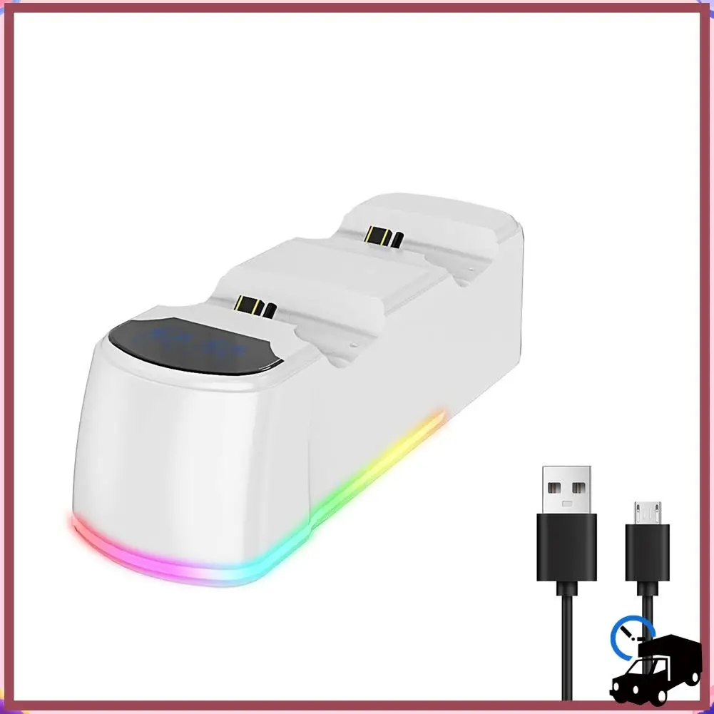 

Efficient For Game Controller Charging Dual Seat Indicator Light Controller Blue Light Wireless Game Controller Charging Base Pa