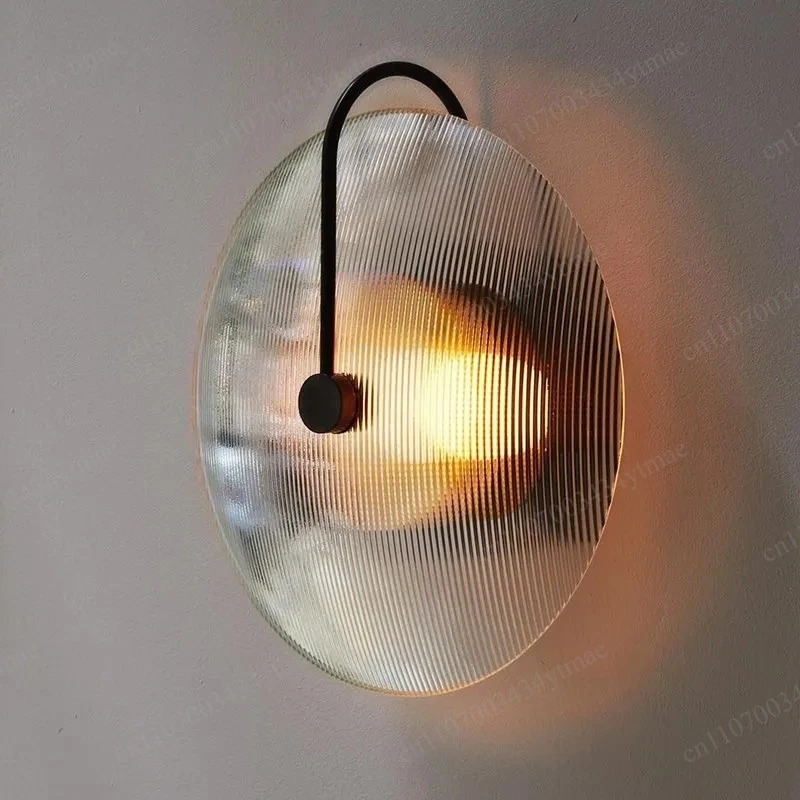 Minimalist Glass LED Wall Sconce Modern Indoor Wall Lamp For Study Room Bedroom Corridor Decor Lighting Fixture