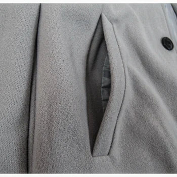 Male Streetwear Jackets Man's Solid Color Casual Outerwear And Coats Single Breasted Lapel Wool Men's Jacket For Spring Winter 6