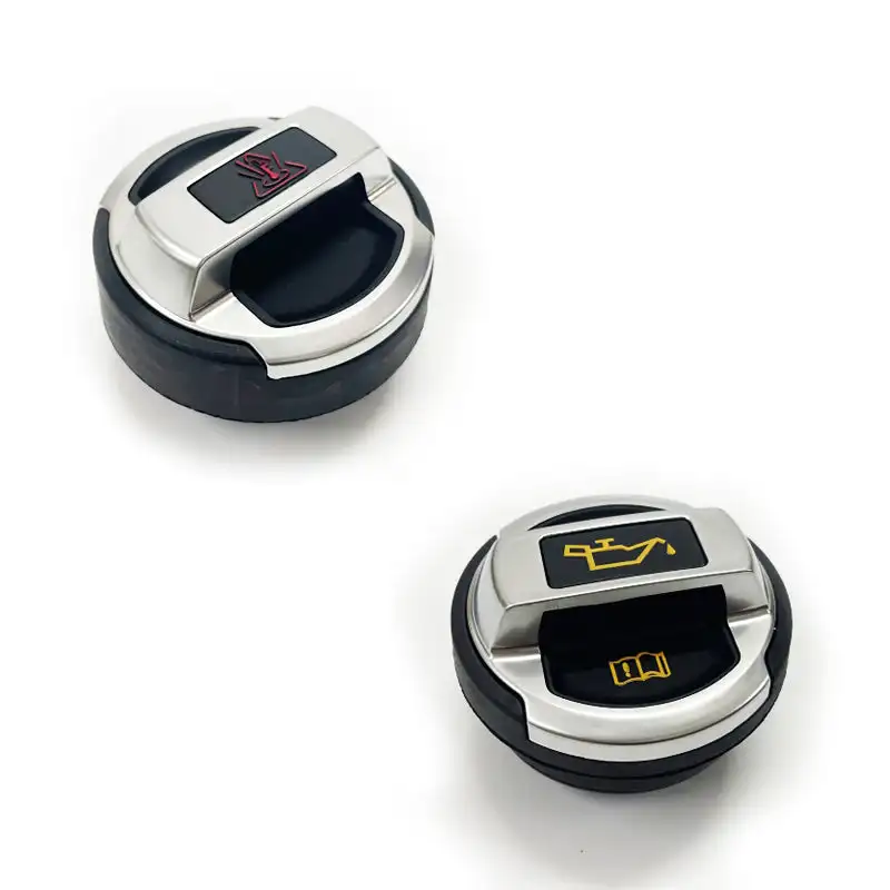 

Coolant Expansion Tank Cap Lid R8 Style & Engine Oil Filler Cap Lid R8 Style Combo Fit Various VW /Audi Models Best Value Parts