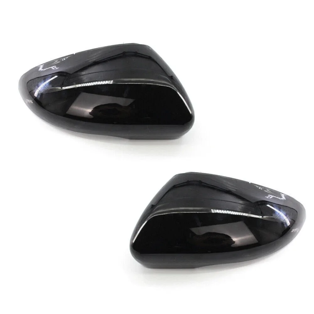 For VW GOLF 6 MK6 GTI R GTD 2008-2013 Touran Black/Carbon Side Wing Rearview Mirror Cover Cap Accessories 5K0857537 5K0857538