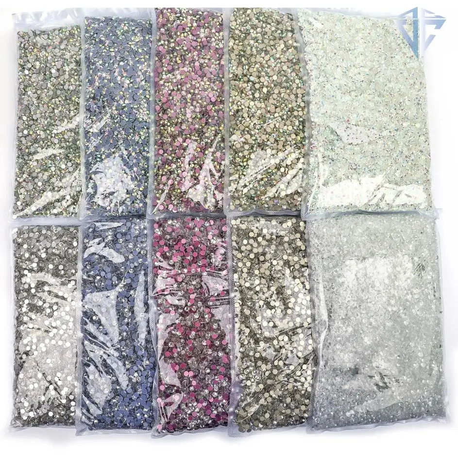2880Pcs Big Package SS30 Hot Sales Colours A3 Flatback Rhinestones Glitters Crystal Cтразы Stone Wholesale DIY For Cloth Shoes