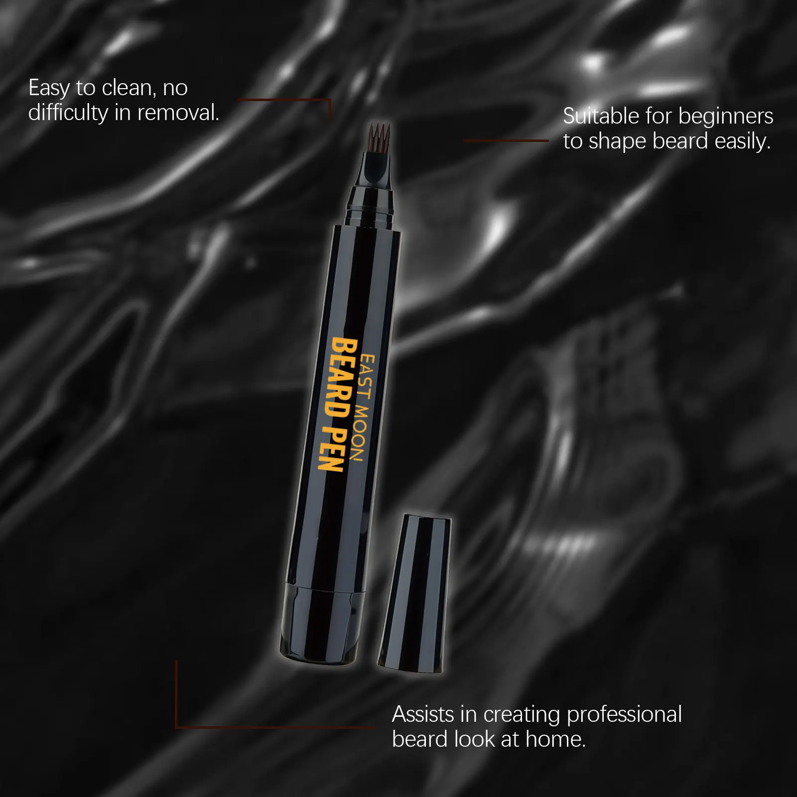 이스트 문 맨스 비어드 필링 펜 무지방 지속 보습 건조 특별판 글래머 기프트 콧수염 컬러링 펜