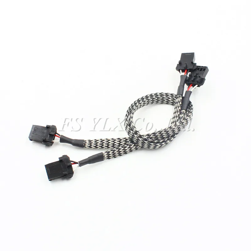 FSYLX 2pc HID Xenon D1S D1R D1C D3S D3R D3C Bulb Wire Harness Power Adaptor Cable Cord Connector D1 D3 HID Xenon Ballast Cable