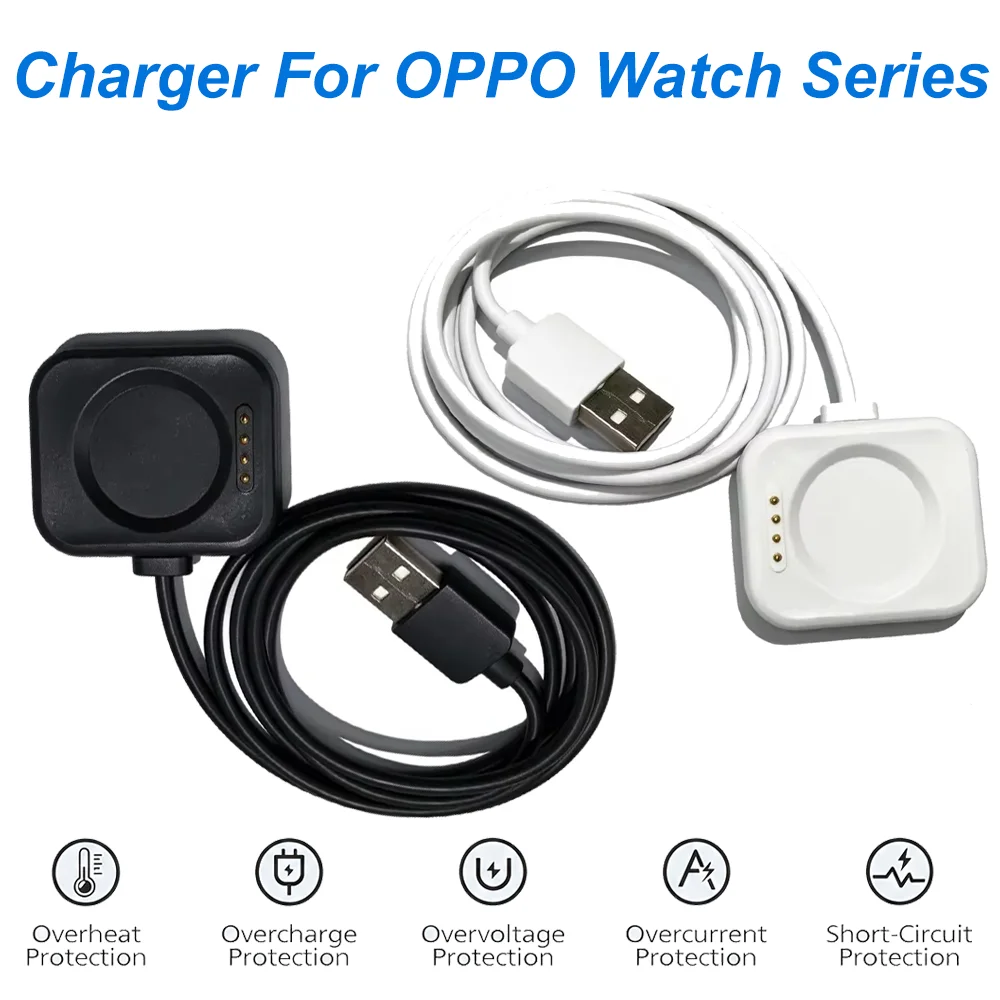Charger For OnePlus Watch 3 2 2R Hight Quality Magnetic Charging For OPPO Watch X2 Mini/4 Pro/3 Pro/3/2/SE Accessory