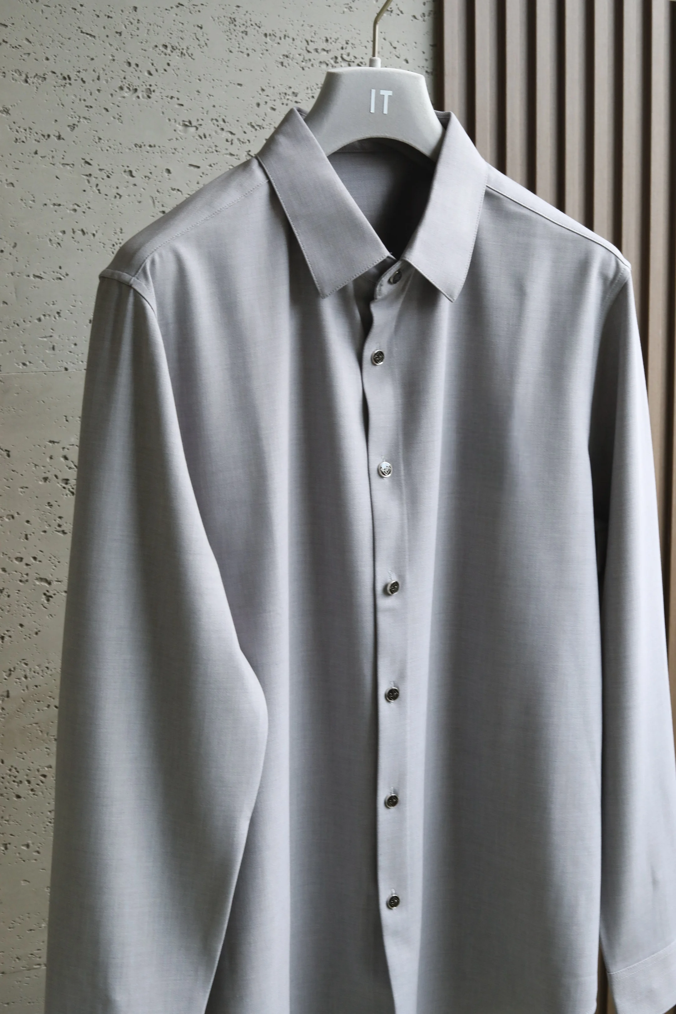 

LP Italian 25 Cotton Blend Business Casual Elegant Long Sleeve Shirt