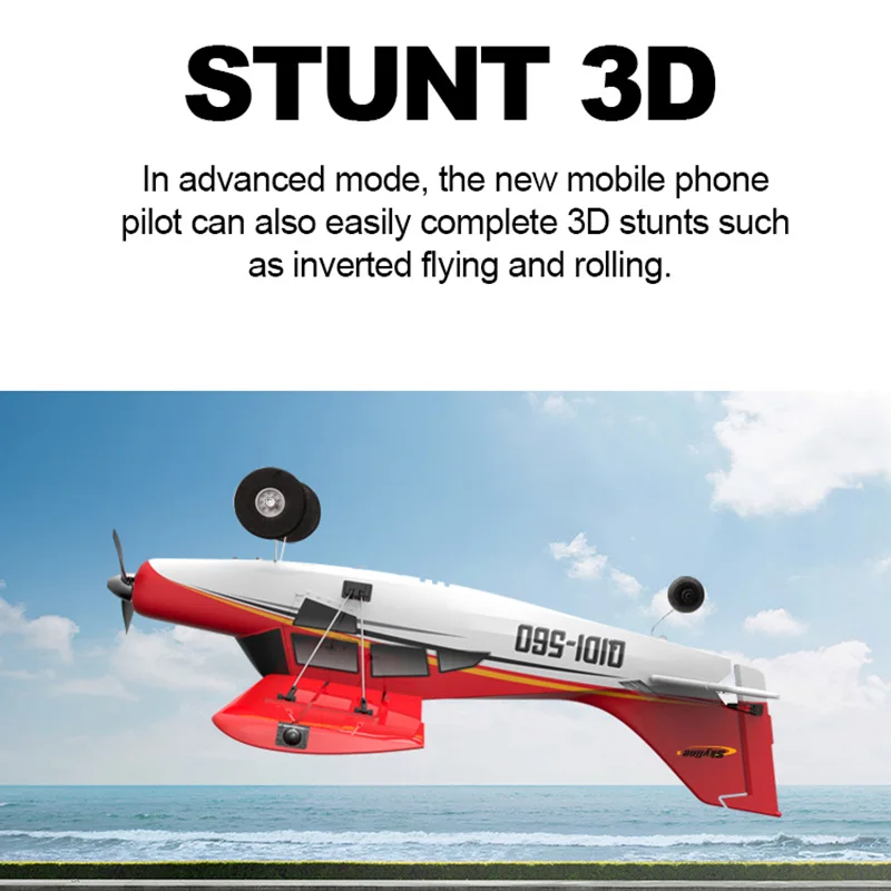 QIDI560 M7 RC Plane Off-road 4CH Remote Control Airplane With 500mm Wingspan Fixed Wing Aircraft Model Toys for Children