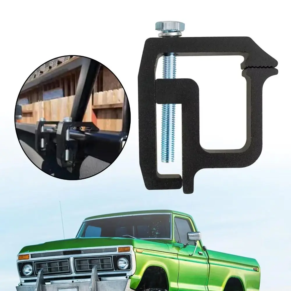 

Алюминиевые зажимы для навеса грузовика, безопасные сверхмощные монтажные зажимы для корпуса кемпера, устойчивые к коррозии, черный/серебристый