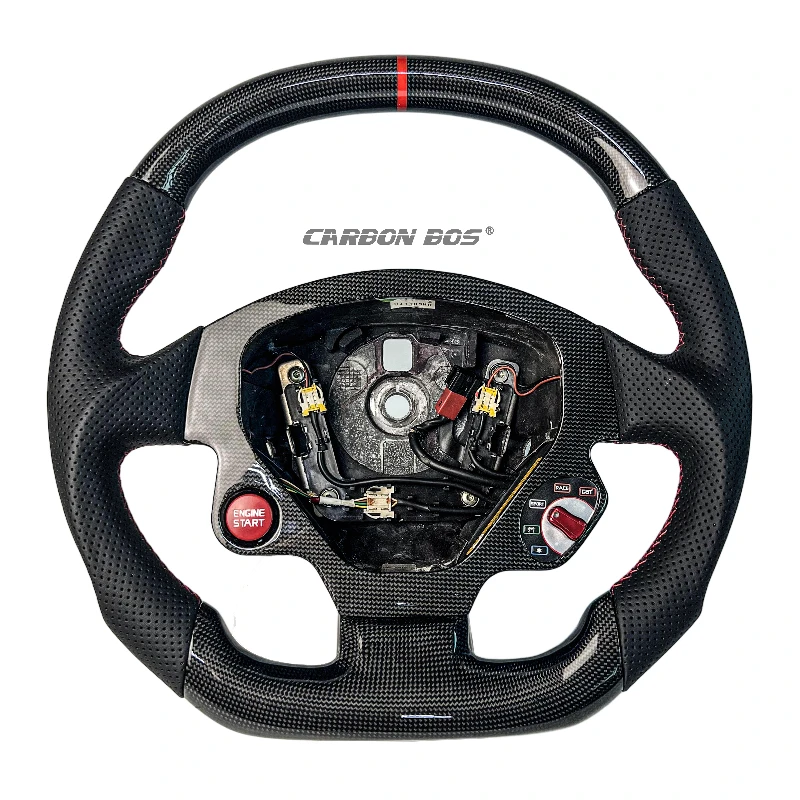

Carbon Bos Steering Wheel for Ferrari 296 Purosangue Roma F8 488 SF90 Laferrari 360 F43 458 812 599 612 F40 Car Steering Wheel