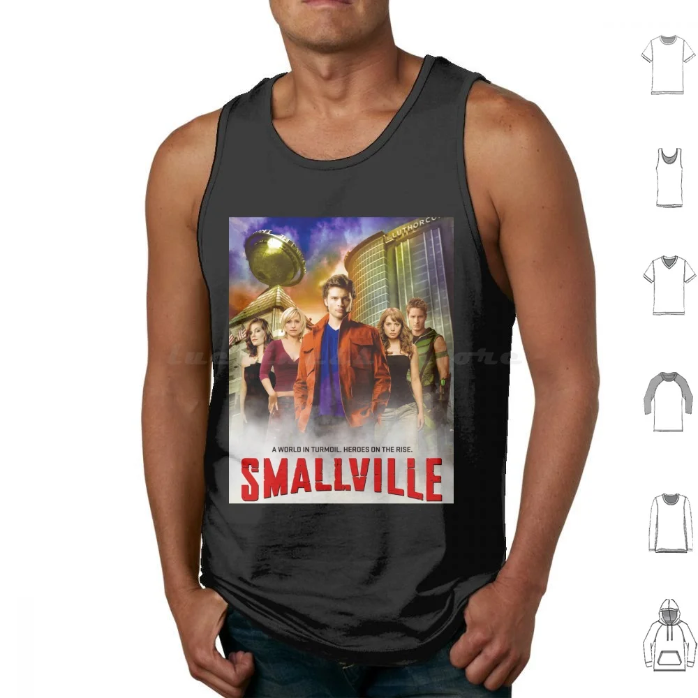 

Smallville Tv Series Top Tank Tops Vest Sleeveless Smallville Tv Series Top