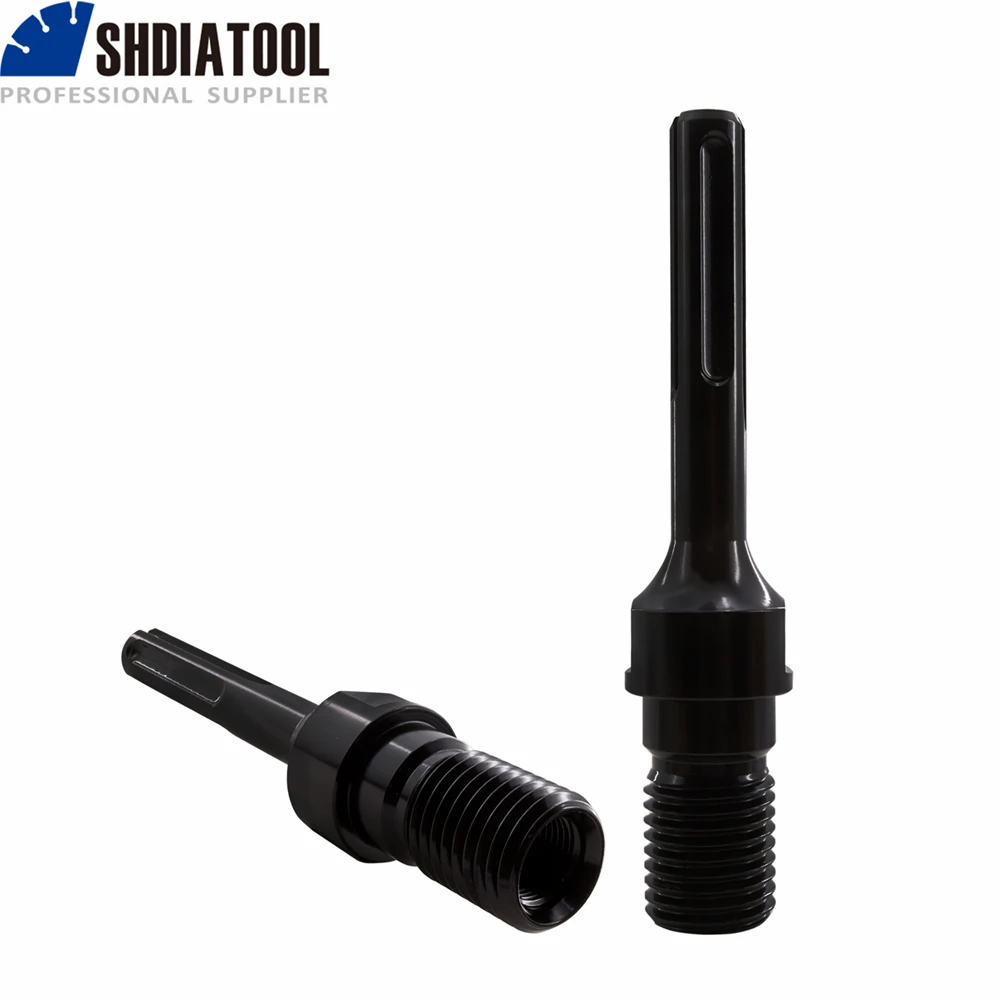 

SHDIATOOL 2pcs Electric Drill Connector 1 1/4"-7 UNC Male thread to SDS Max Shank Add Inner 1/2" BSP Female Thread Adapter