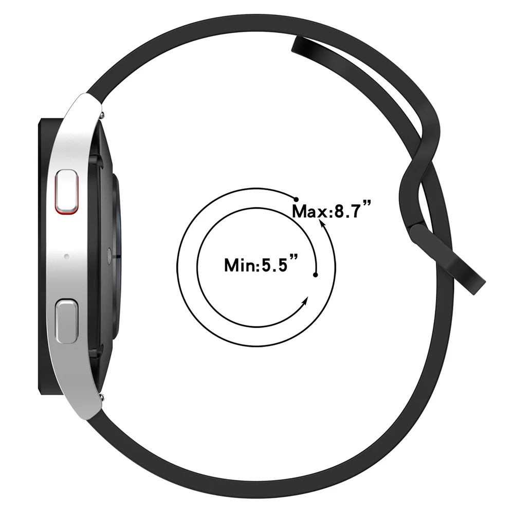 20 مللي متر حزام ساعة سيليكون حزام ساعة أجزاء استبدال ساعة اكسسوارات لسامسونج ساعة/مي ساعة/غارمين