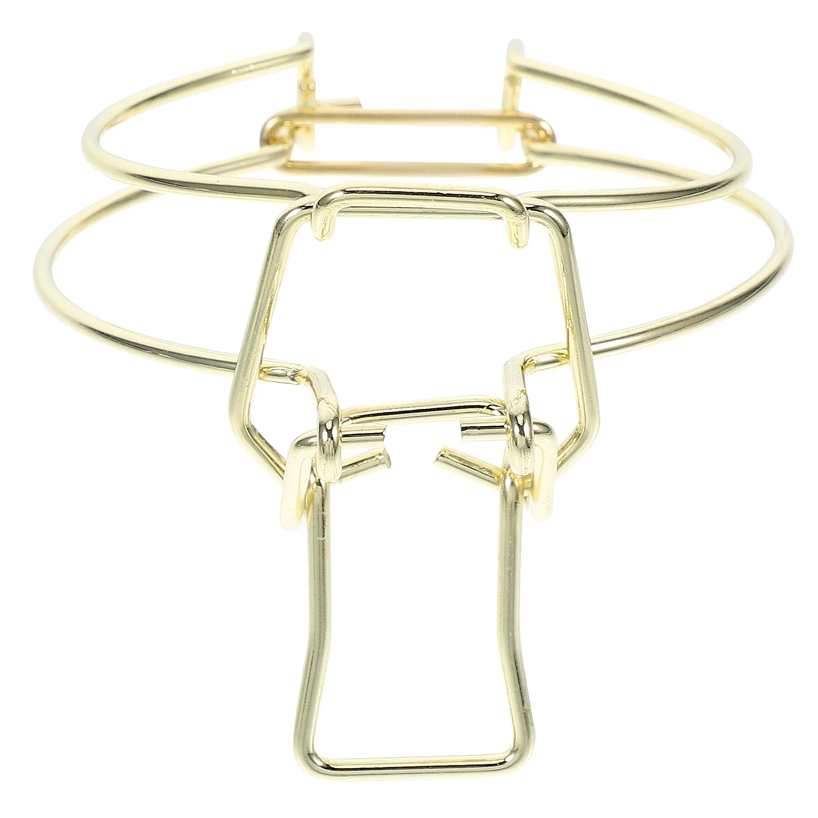 3 قطعة جرة تخزين سلك المشبك الفولاذ المقاوم للصدأ الذهب إنهاء محكم ختم قفل مشبك ميسون الزجاج الحاويات استبدال الأسلاك