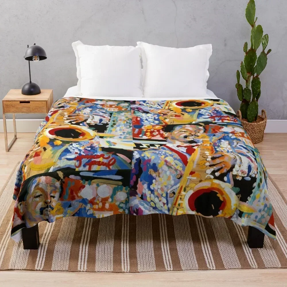 

Jazz Throw Blanket Soft Cozy Blanket for Pet Kids Adults