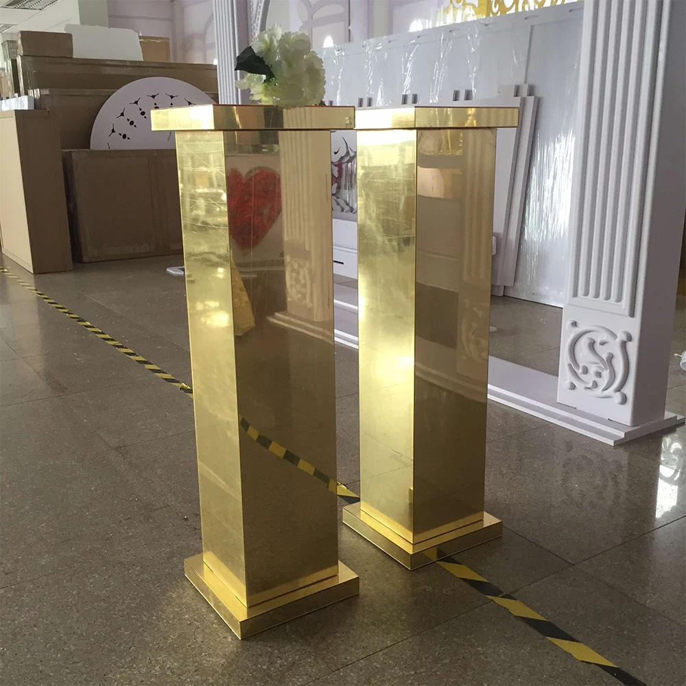 

Transparent Acrylic Round Cylinder Podium Display Pedestal Perspex Plinth For Wedding Party Baby Shower Event