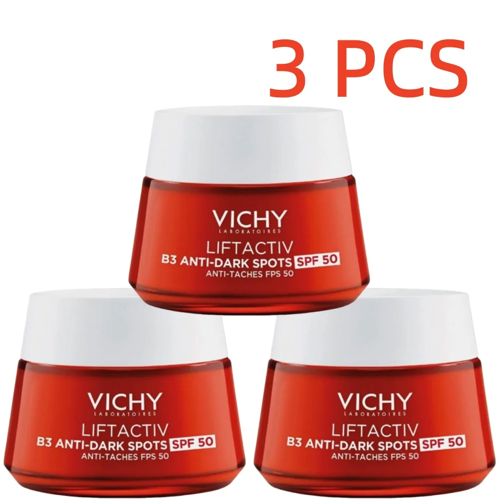 1-3 uds Vichy B3 crema de día protector solar crema facial antimanchas antienvejecimiento cerraduras elásticas de la piel en humedad durante 48 horas Spf50 día 50ml