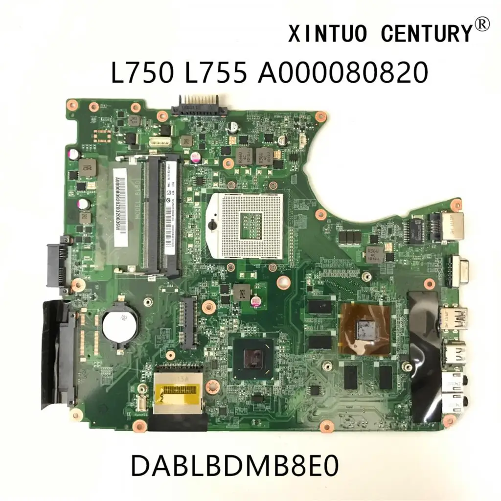 

DABLBDMB8E0 A000080820 motherboard for Toshiba Satellite L750 L755 laptop motherboard with HM65 DDR3 GT525M 1GB 100% test work