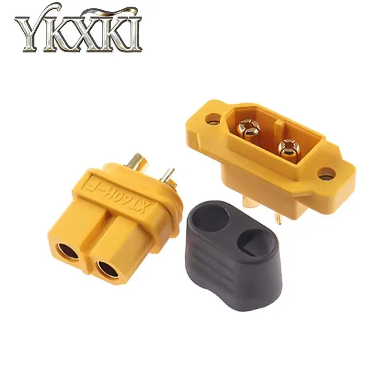 1-10PCS XT60E XT60H Male Female Plug Large Current Gold/Brass Ni Plated Connector Power Battery Connecting Adapter for RC Model