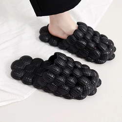 Women Man Soft Bubble Slippers Fashion 2023 New EVA Cool Home Beach Shoes Massage Sole Slippers Designer Indoor Peanut Slipper