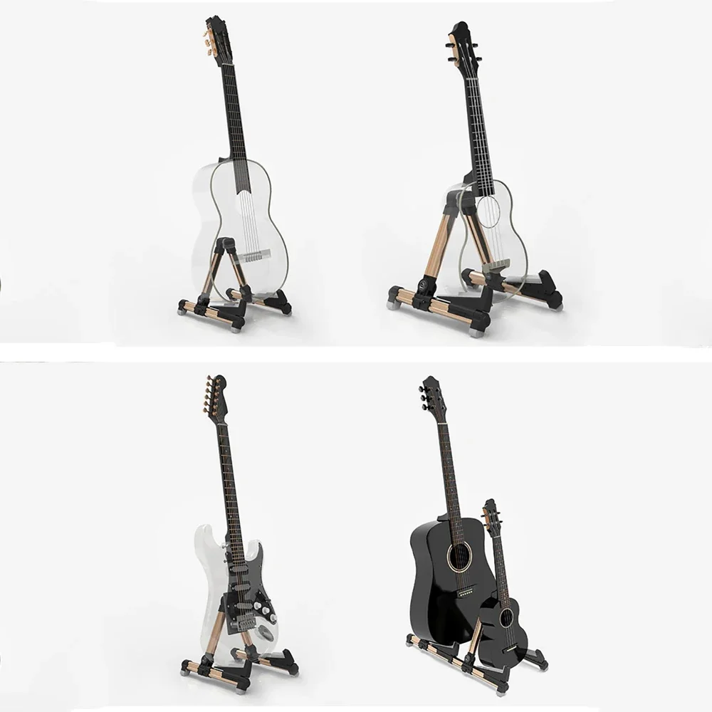 GALUX GS-200 Universal Guitar Stand Acoustic Electric Guitar Ukulele Violin Foldable A-type Portable Musical Instrument Stand