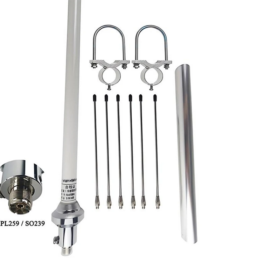 CR-8900 Car TV Antenna,144/435MHz VHF/UHF Full Coverage, Durable Fiberglass Base, Ideal for Outdoor Walkie-Talkie