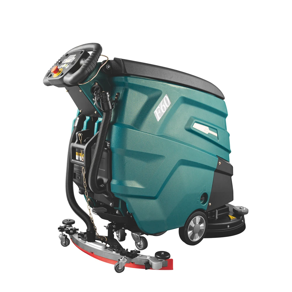 ماكينة تنظيف الأرضيات الكهربائية ذاتية الدفع لغسالة الأرضيات التجارية، معدات تنظيف الفنادق، منظف الأرضيات