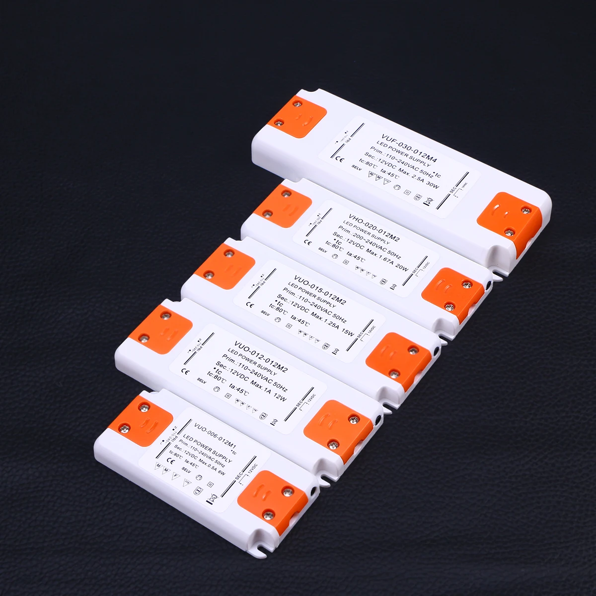 

12V 6W Led Driver Power Supply 0.5A Ultra-Slim Compatible With Led Bulbs Lights Energy-Saving Low Heat Overload Protection