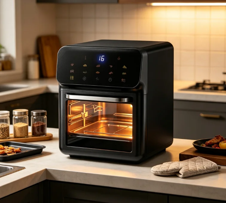 Large Capacity 3-in-1 Multicooker Air Fryer Oven Steamer Microwave Combination Household Electric Cooking Appliance