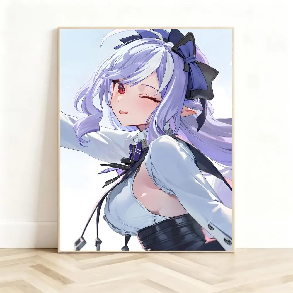 Gentle Character V-Vivian Poster Classic Self-Adhesive PP Wall Sticker for Living Room Bar Decor Gift