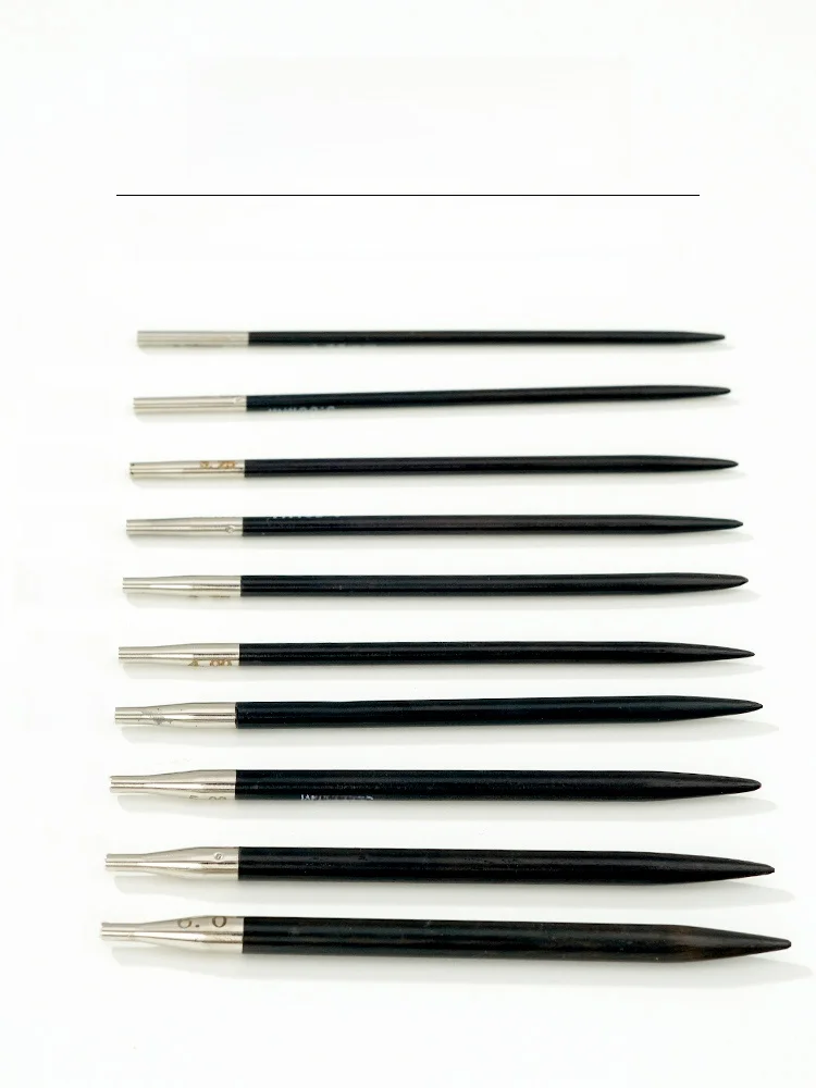 

Bla Ebony Circular Needle Hand Knitting Sweater Needle Detachable Loop Needle Single Needle Head DIY Tool Home Textile Sewing