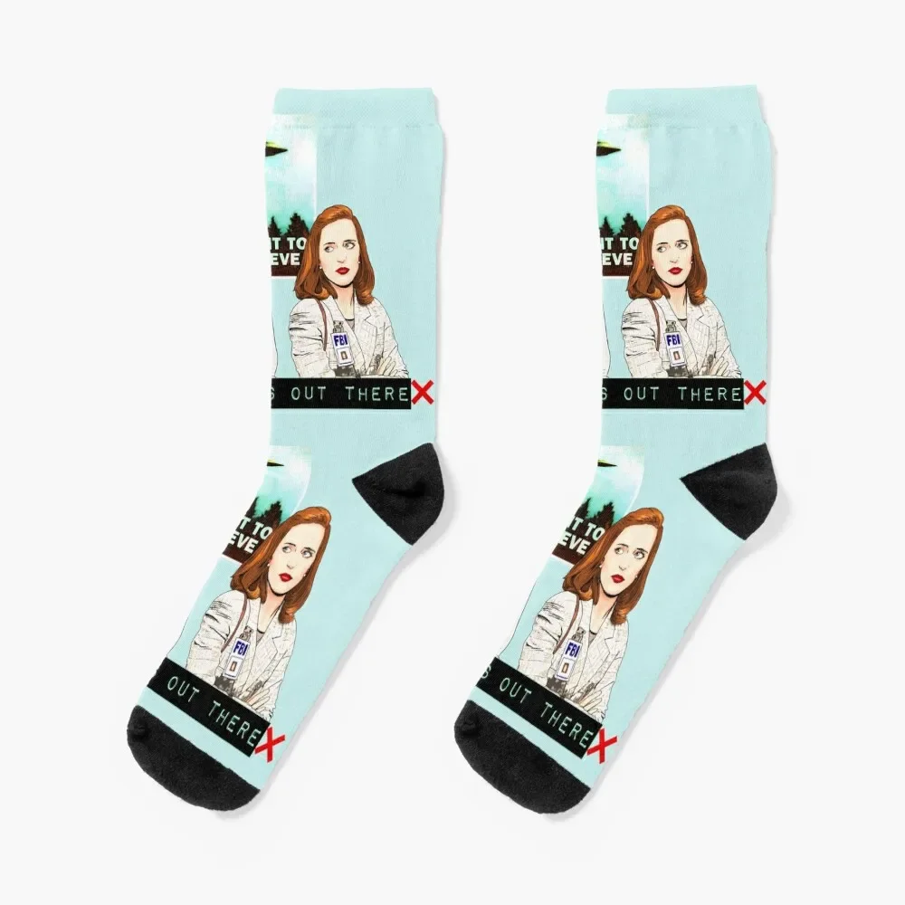

The X files the truth is out there I want to believe by Mimie Socks New year's cycling floral Boy Socks Women's