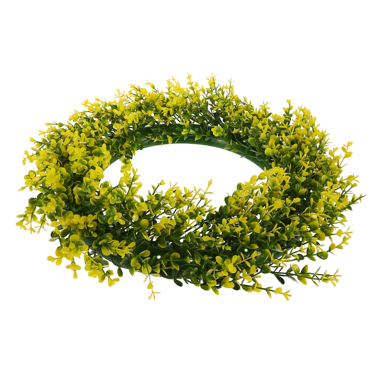 

1pc Spring Artificial Leaf Realistic Simulation Leaves Hanging Door Wall Home Decoration Welcome Adornment Front Door Hanging