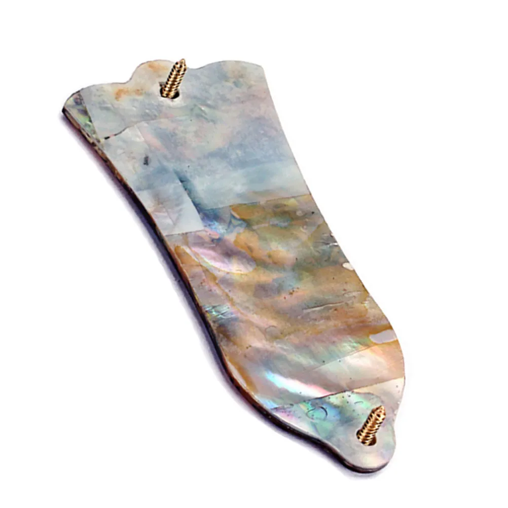 Abalone Truss Rod Cover Made of 1.5mm Natural Abalone Shell for Electric Bass Guitar Replacement Vintage Look