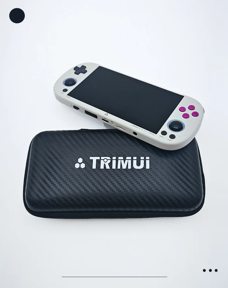 Trimui Smart Pro Protector หน้าจอหน้าจอกันน้ํากันฝุ่น Anti-Fall ป้องกันกระเป๋าสําหรับ Smart Pro Retro คอนโซลเกมมือถือ