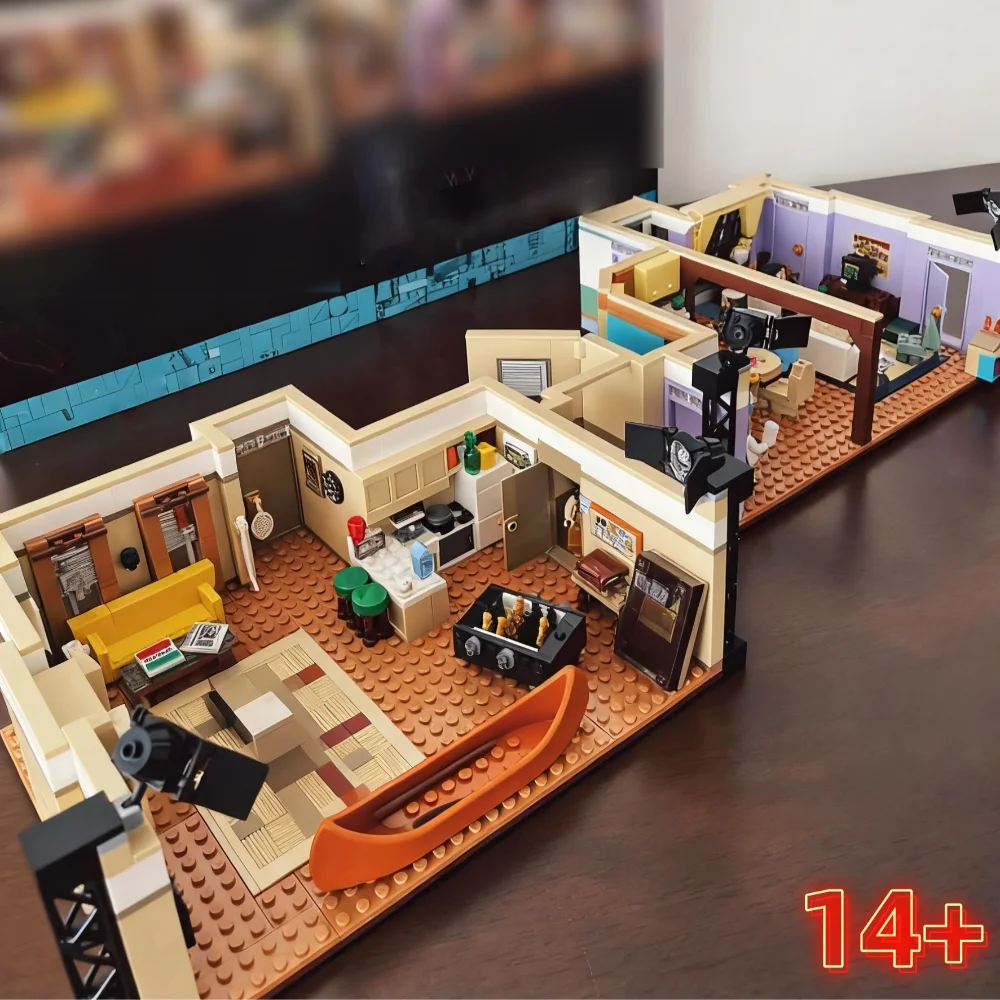 

2048PCS Apartment Assembly Building Blocks Architectural Toy Must-Have Sentimental Ornaments 10292 DIY Gifts for Friends Kids