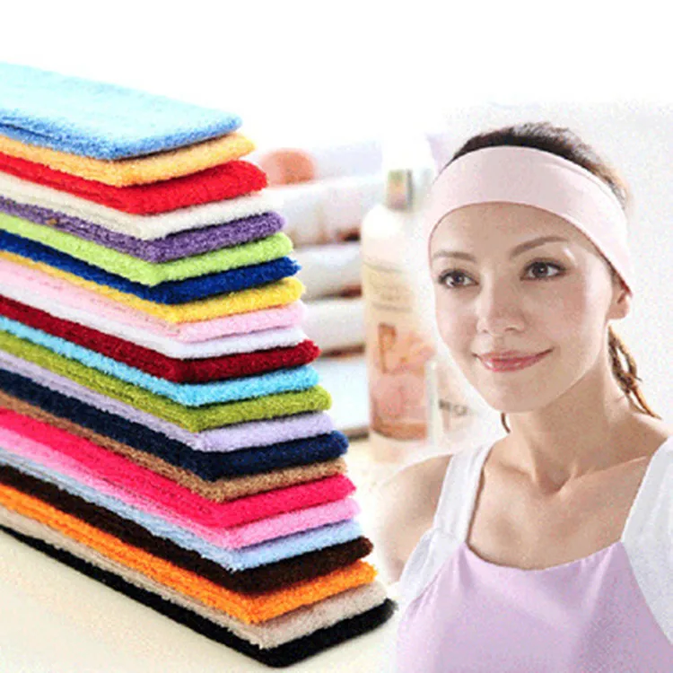 

Towel Cotton Yoga Basketball Sports Sweat Wicks Headband Headband Face Wash Cotton Headband Hair Accessories for Women