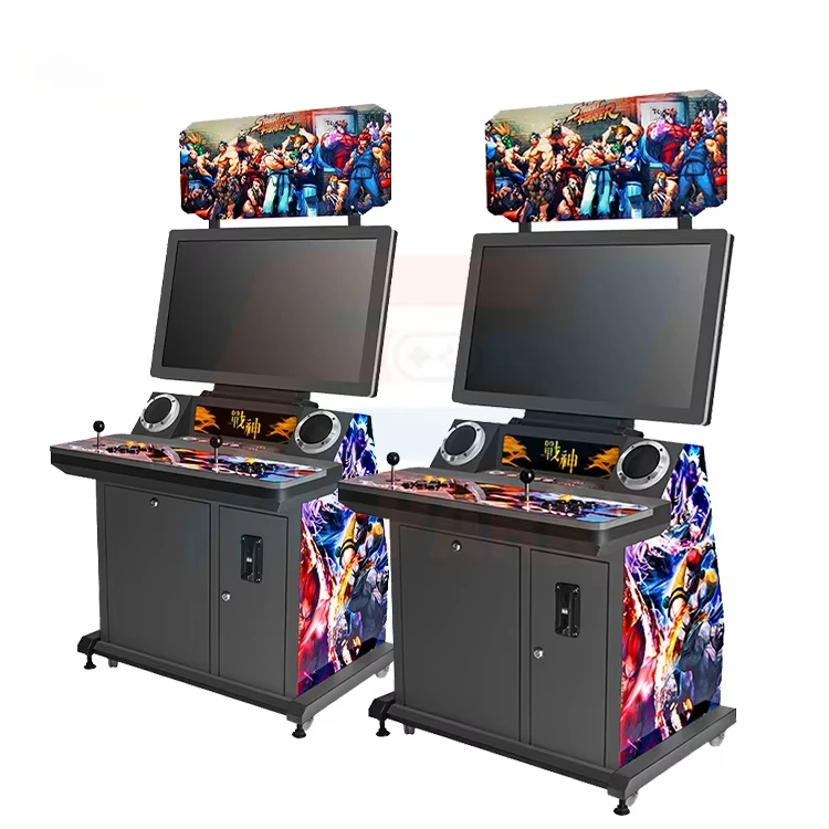 Recreation Games Arcade Equipment Coin Operated Retro Arcade Fighting Game Machine Street Fighter Arcade Machine