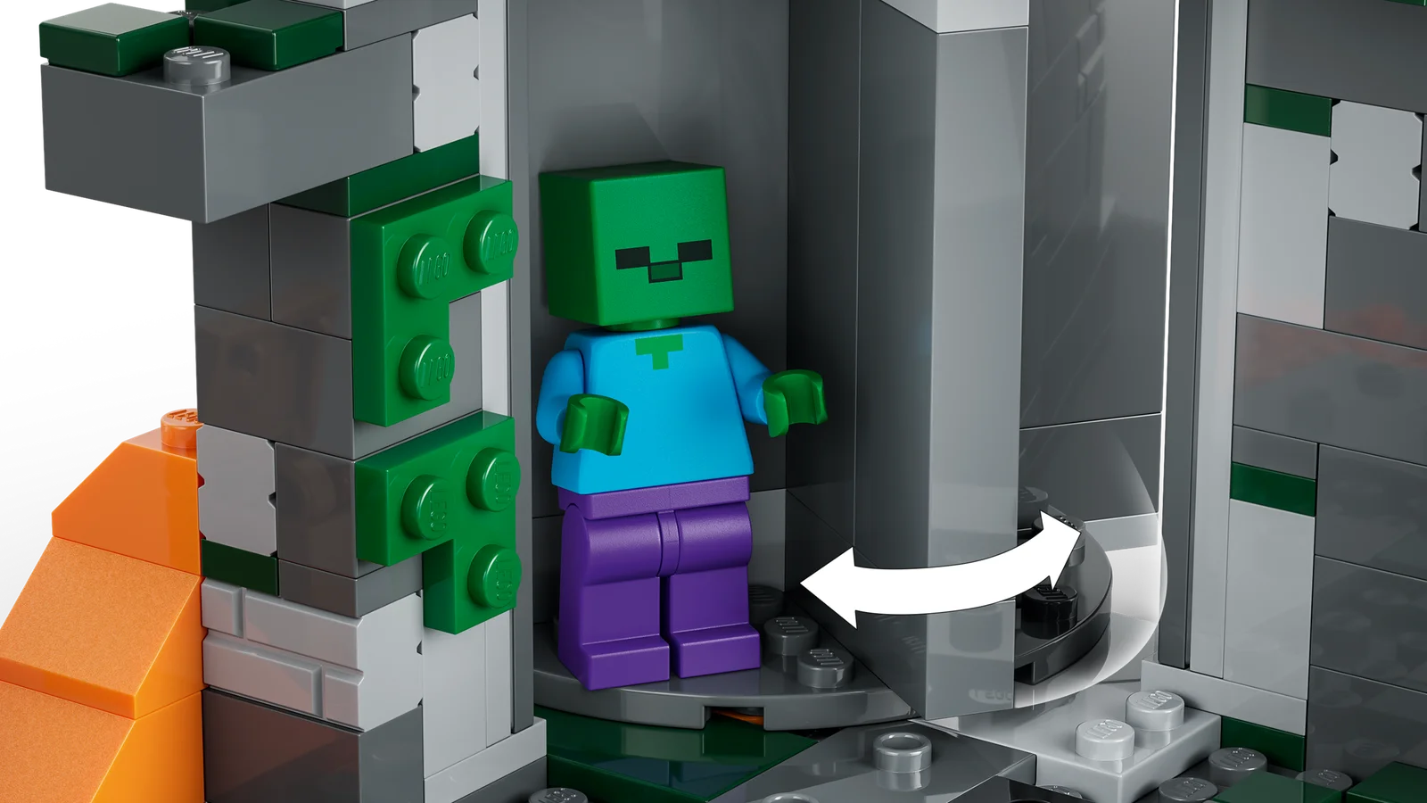 LEGO ® Minecraft Zombi Zindanı (21587) 8 Yaş ve Üzeri Erkek ve Kız