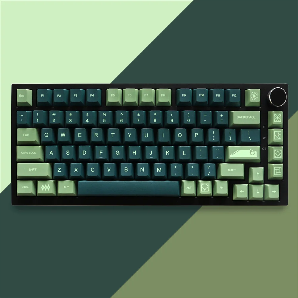 

Cherry Profile GMK Skyriter Keycaps Clear Font Dye Sublimation 130 Keys CKeycaps for 61/64/104/108 Mx Switch Mechanical Keyboard