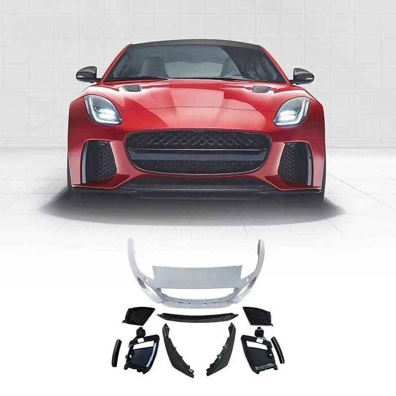

Подходит для переднего бампера F-Type, заднего спойлера, карбонового обвеса черного цвета, 2013-2020, декоративная модификация