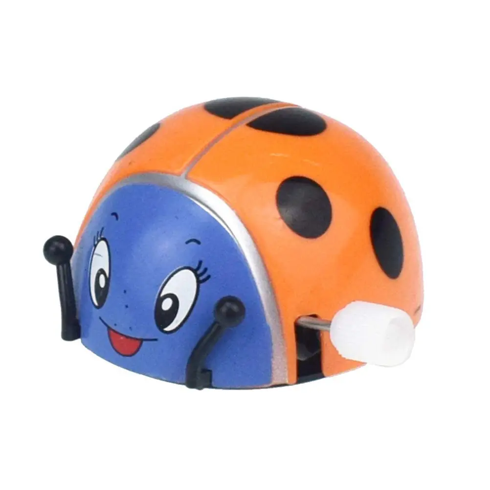 10Pcs Cartoon Clockwork Ladybird Wind-Up Infant Learning Crawling Cognitive Motor Skills Development Play Wind-Up Toys