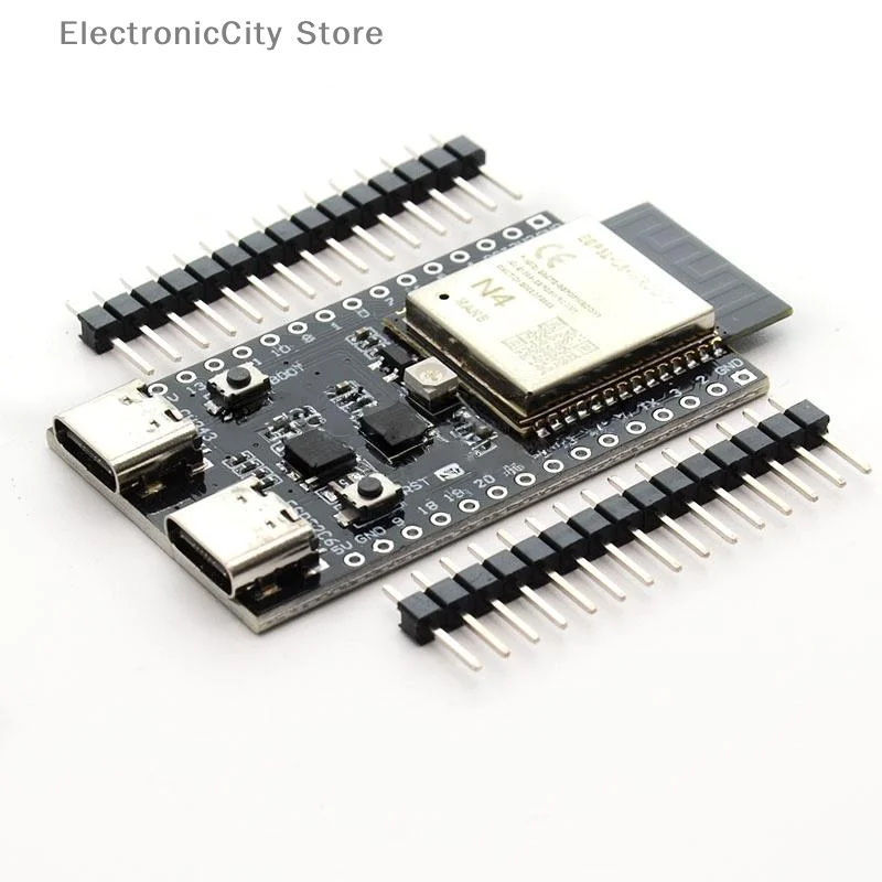 

1 Set ESP32-C6 Development Board WiFi6 Bluetooth-compatible Zigbee For N4 N8 N16 Core Module Arduino Nano IoT Projects