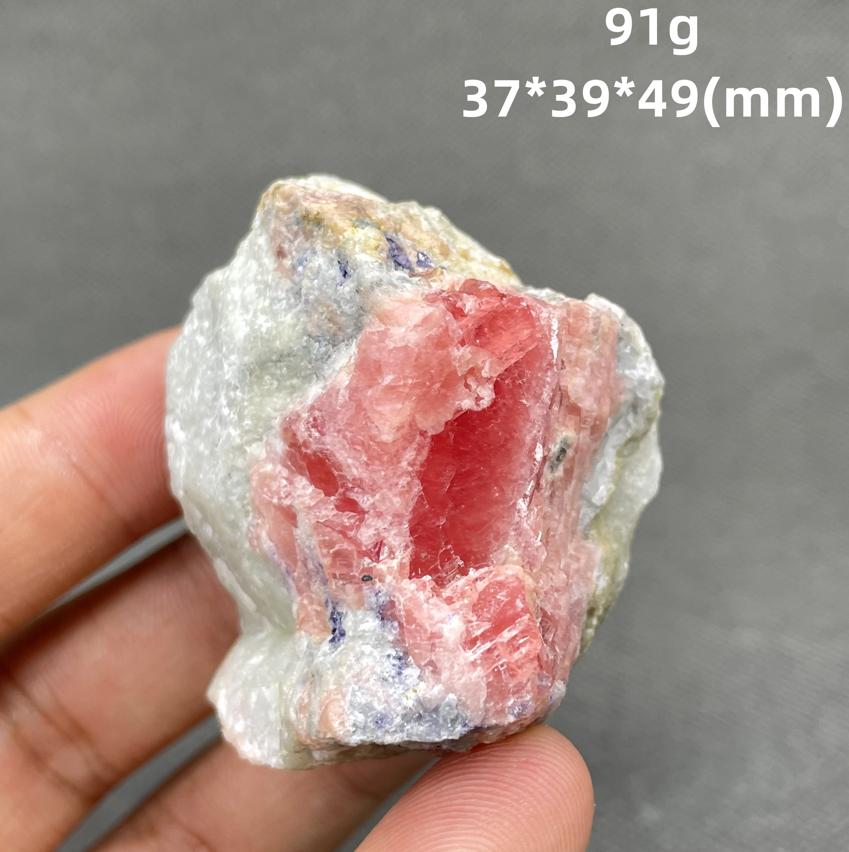 AAA+! BIG! 100% Natural pink rhodochrosite mineral specimen crystal Stones and crystals Healing crystal from China