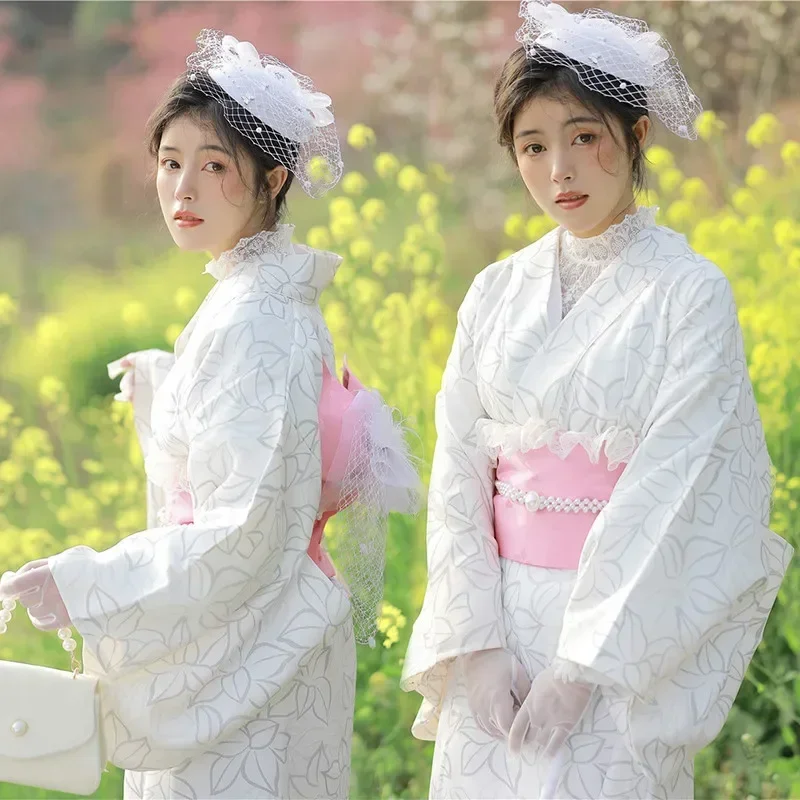 Kimono japonais 2026 pour femme, robe formelle traditionnelle japonaise Yukata, robe de photographie, robe de soirée, vêtements de cosplay