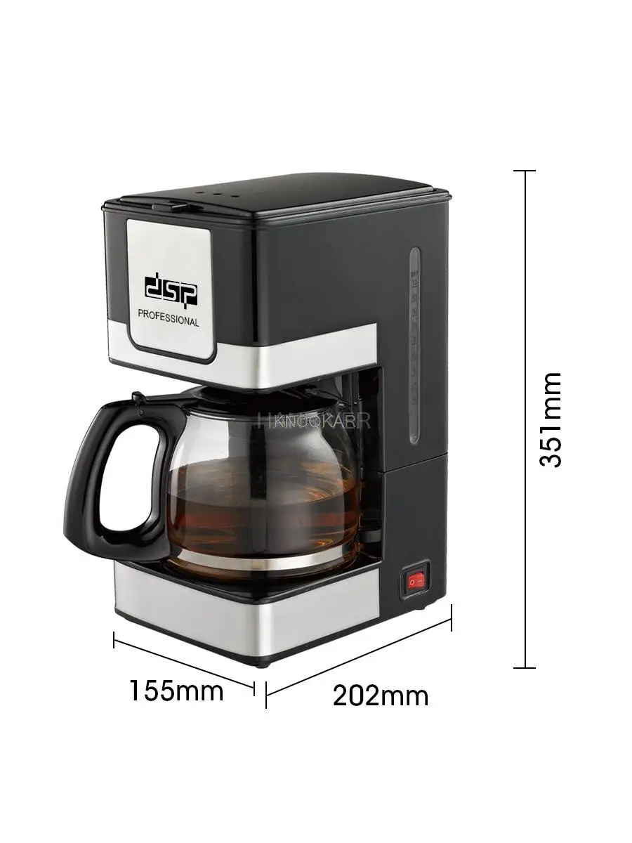 1,5L Kapasitas Besar Penggunaan Rumah Tangga Penggunaan Kantor Pembuat Kopi Amerika Listrik Otomatis Penuh Pembuat Kopi Tetes KA30024