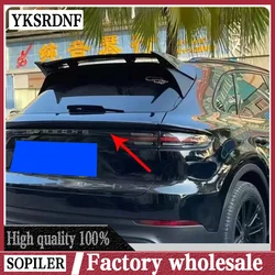 FOR Porsche Macan 2014 2015 2016 2017 Car Rear Trunk Roof Middle Spoiler Wing Carbon Fiber Car Rear Trunk Boot Lip Wing