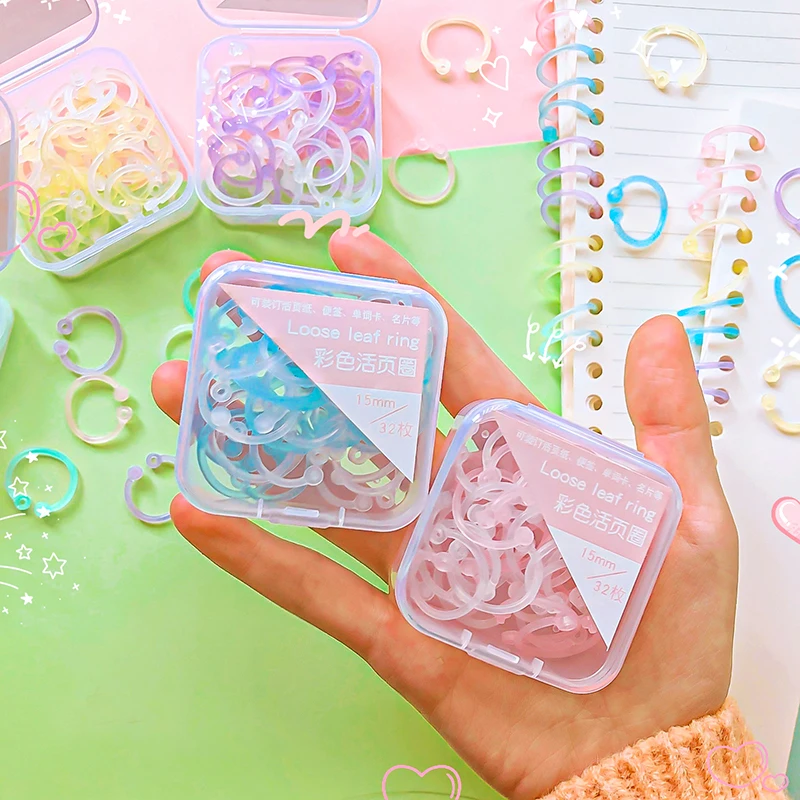 book accessories Card ring binder notebook Binding machine loose leaf ring stationery binder book binding supplies Binder ring