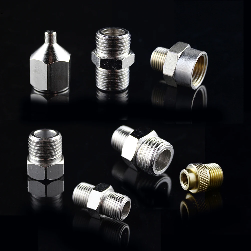 

7pcs Airbrush Quick Disconnect Couplers Hose Connectors Release Adaptors 1/8 1/4 Inch Male Female Durable Reliable Tools For