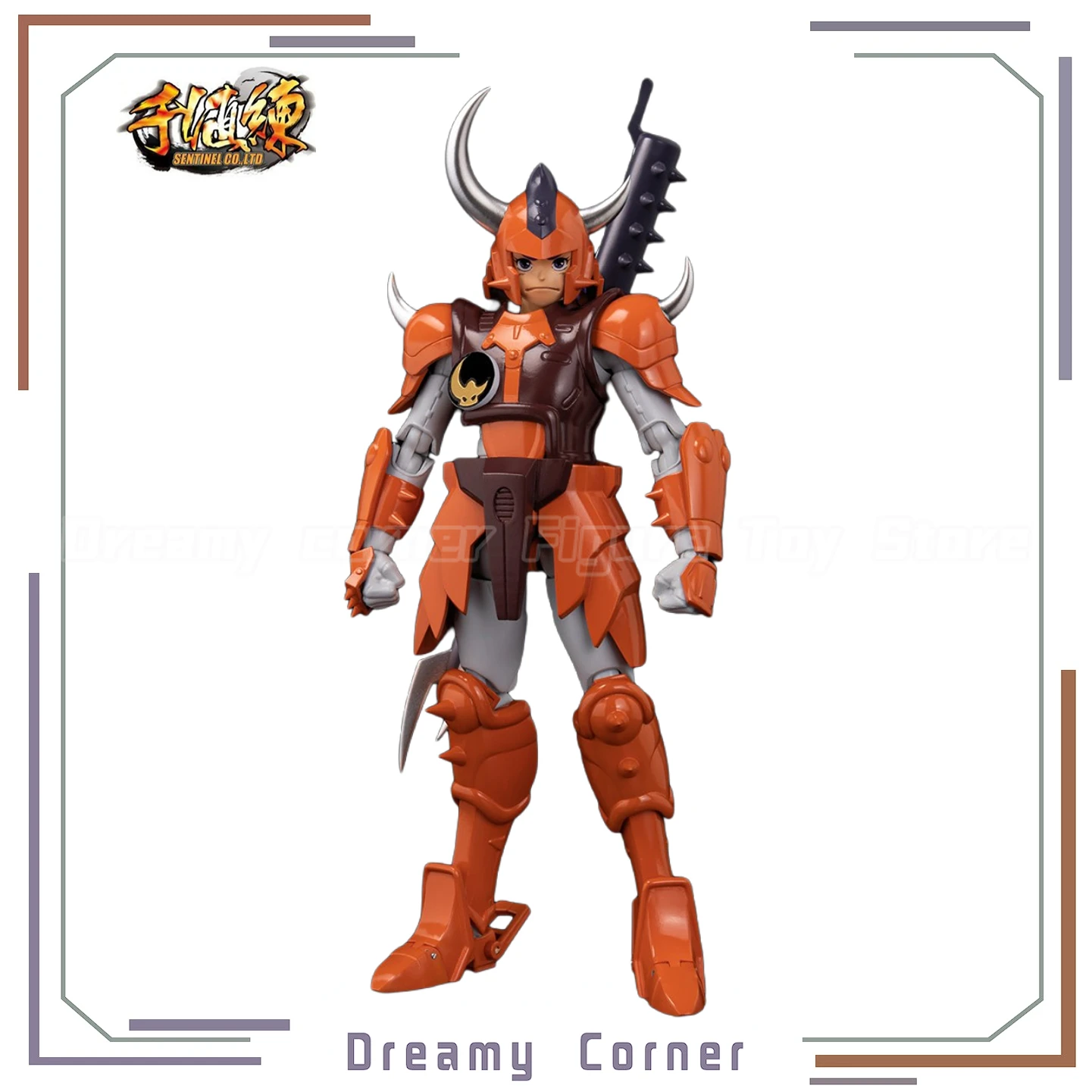 

【В наличии】Оригинальный Sentinel, супер-ходящий и подвижный YoroiDen-Samurai Troopers Shuu Reifan, экшн-фигурка, коллекция моделей игрушек