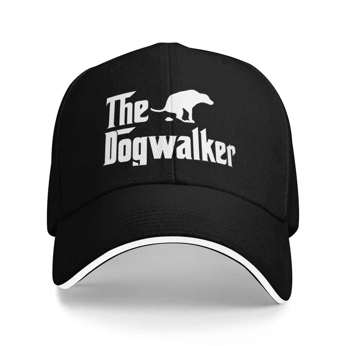 The Dogwalker - funny dog walker Baseball Cap Big Size Hat Snapback Cap Sports Cap Mens Hats Women's